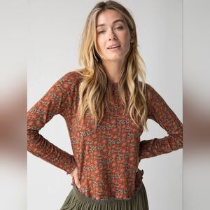 Natural life Cotton long sleeve tee shirt